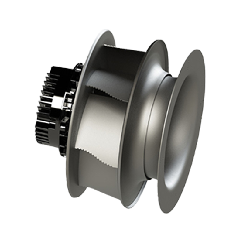 Sentrifugalvifte med blad av aluminium